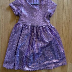 Purple Sequin Dress